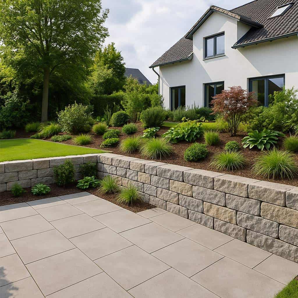 Gartenmauer als Gestaltungselement