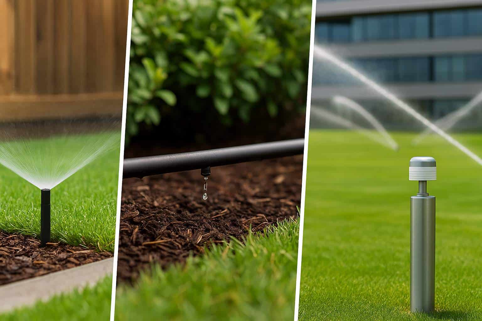 Verschiedene Pakete für automatische Bewässerungen